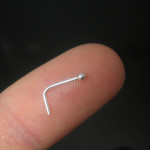 925 Sterling Silver L Shaped Nose Piercing-1