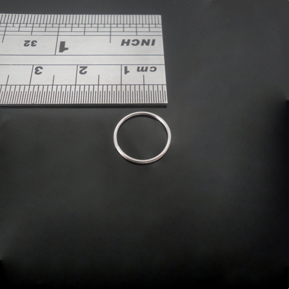 Surgical Steel Rings Hoop Body Piercing Jewellery 10mm - 20ga