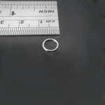 Surgical Steel Rings Hoop Body Piercing Jewellery 6mm - 20ga