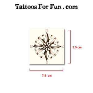 Compass fake Tattoos