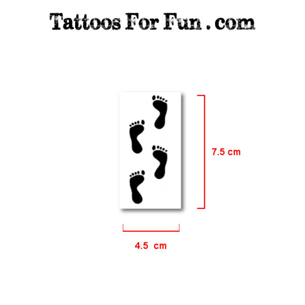 Paw stick on tattoos
