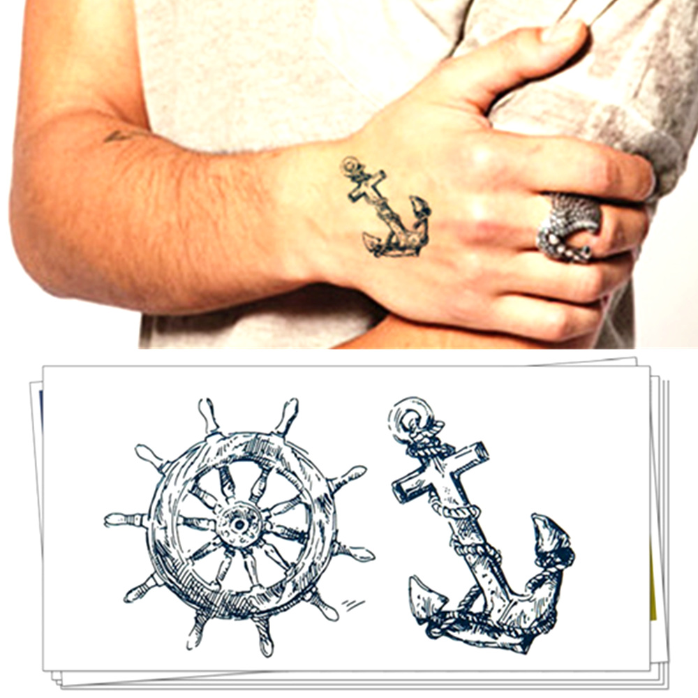 Rudder Anchor Tattoo Vector Images (78)
