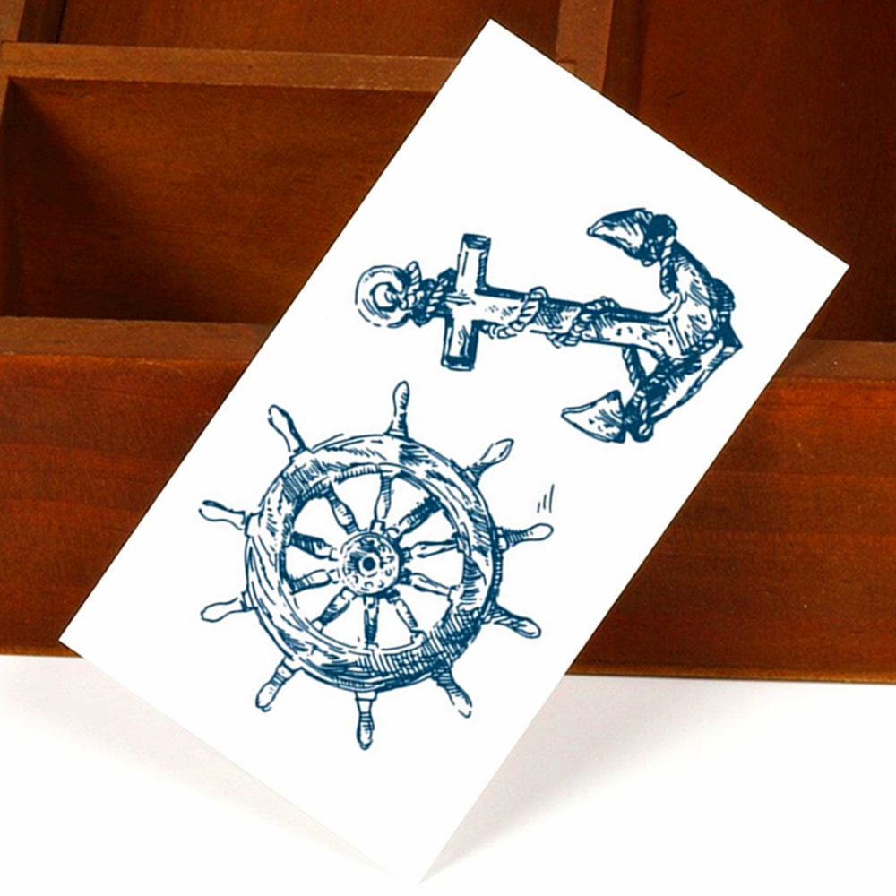 70 Nautical Ship Wheel Tattoo Designs for Men [2024 Guide]