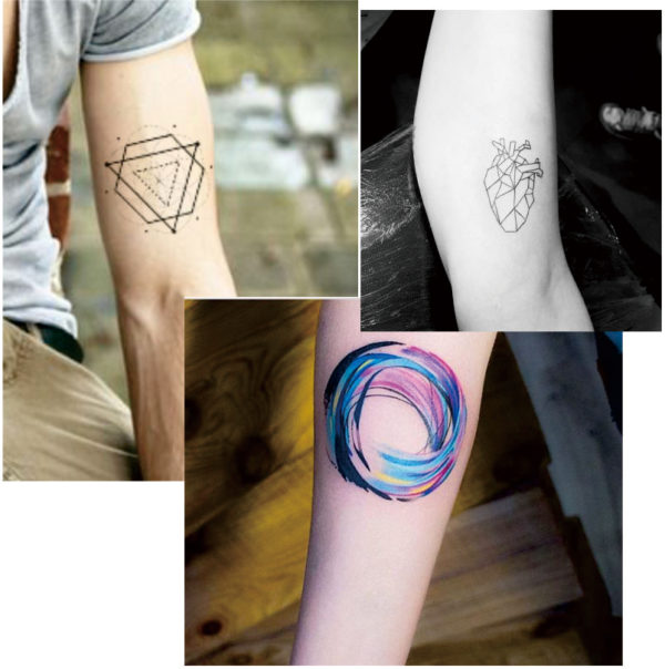 Geometric Magnificent Tattoos Set - Tattoos For Fun