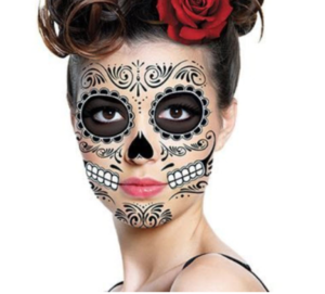 Face Of The Dead Mask Tattoo Temporary Tattoo - Tattoos For Fun